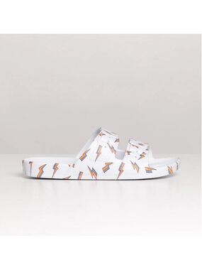 Freedom Moses Bolt Sandals in White Size 38-39